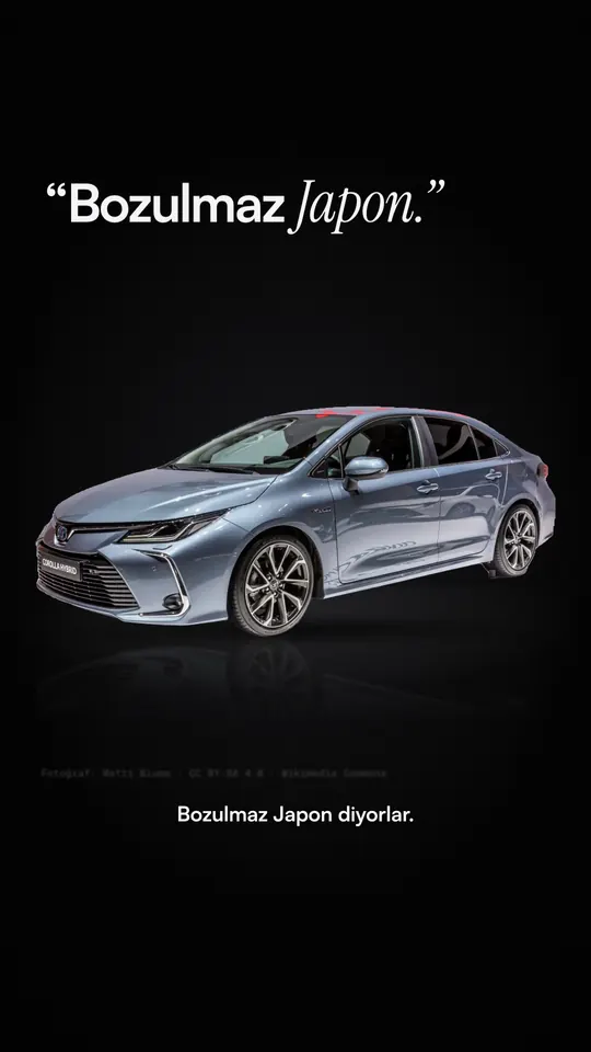 Toyota Corolla videosunun kapağı