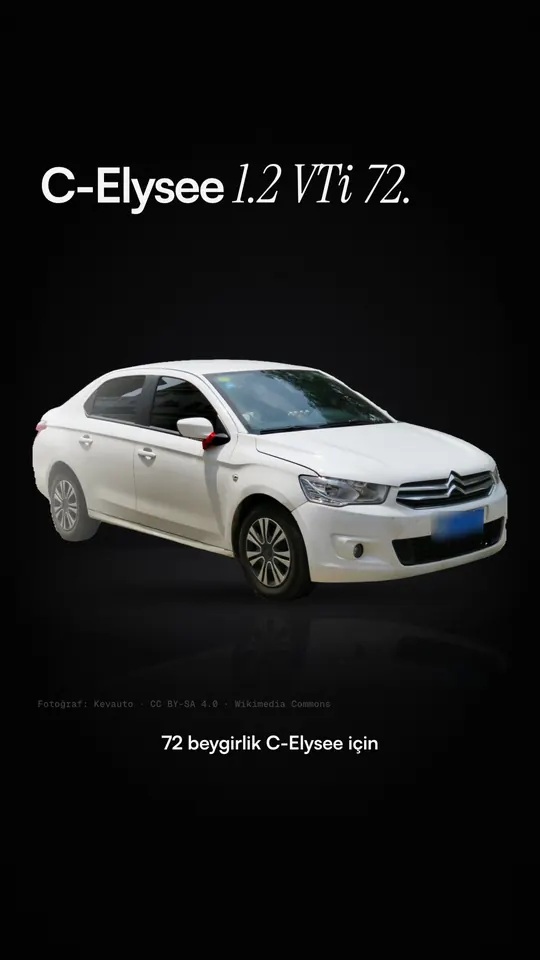 Citroen C-Elysee 1.2 VTi 72 videosunun kapağı