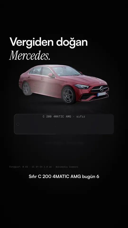 Mercedes C180 videosunun kapağı